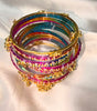 Kashmiri bangles with 12 multicoloured bangles