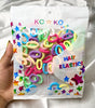 Colourful Hair Elastics Set – Soft No-Damage Hair Ties