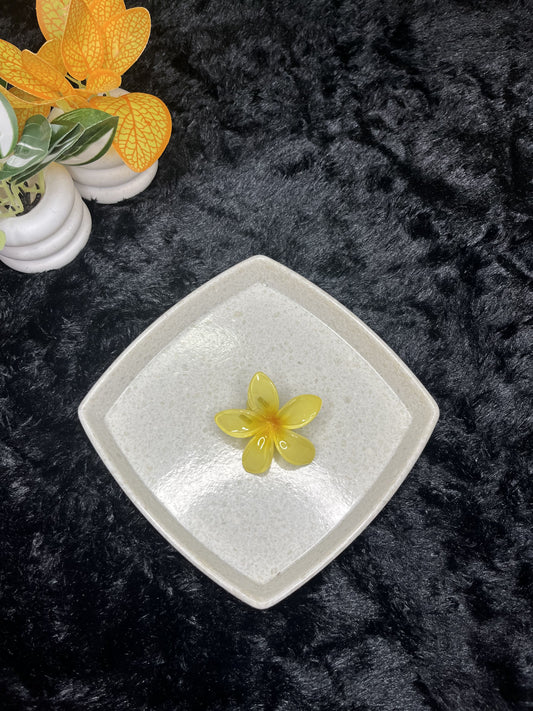 Mini Plumeria Hair Clip