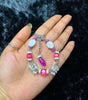 Colorful Beaded Charm Bracelet