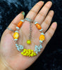 Colorful Beaded Charm Bracelet