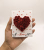 Handmade Valentine's Day Quilled Card