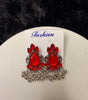 Royal Red Bugadi Earrings for Women