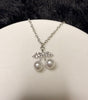 Elegant Pearl Cherry Pendant Necklace