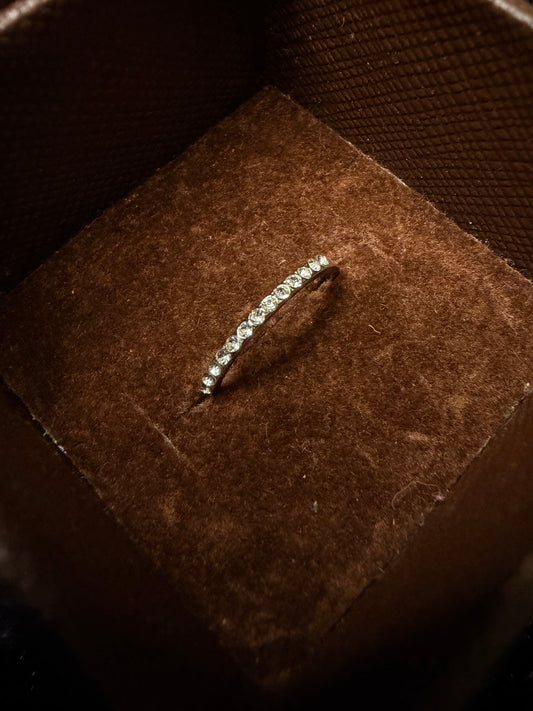 Elegant Crystal Band Ring for Women