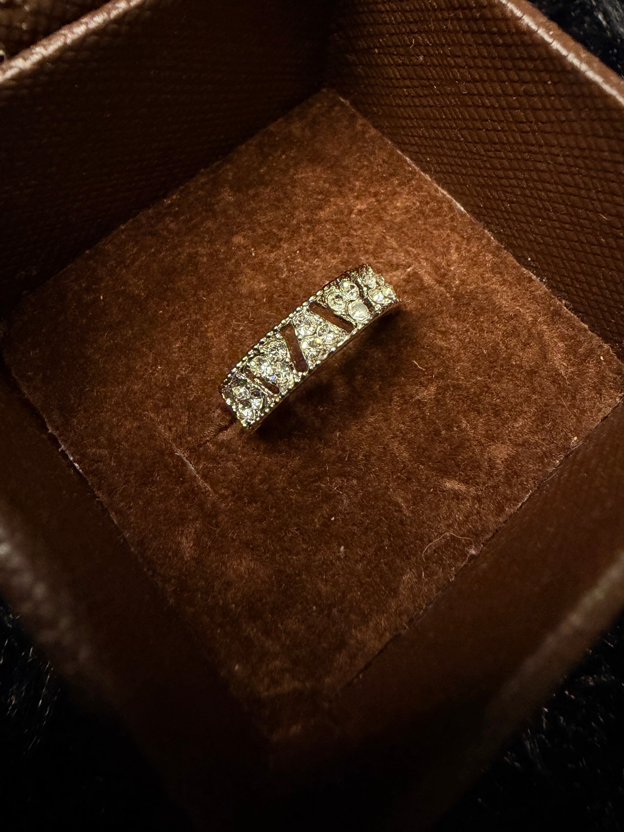 Elegant Crystal Love Ring for Women