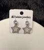 Elegant Star Crystal Stud Earrings