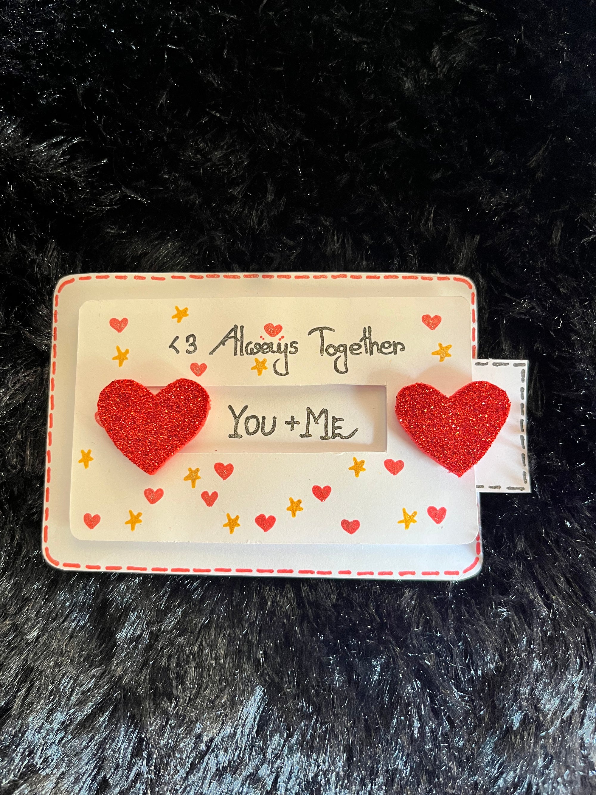 Handmade Sliding Love Card – “Always Together”