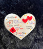 Handmade Heart-Shaped Love Card