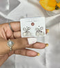 Bow and Heart Drop Earrings - Liwitan