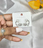 Elegant Crystal Rose and Pearl Ear Cuffs - Liwitan