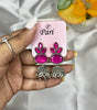 Colorful Stone Jhumka Earrings - Liwitan