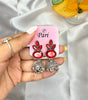 Colorful Stone Jhumka Earrings - Liwitan