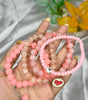 Pink & Peach Charm Bracelet Stack - Liwitan