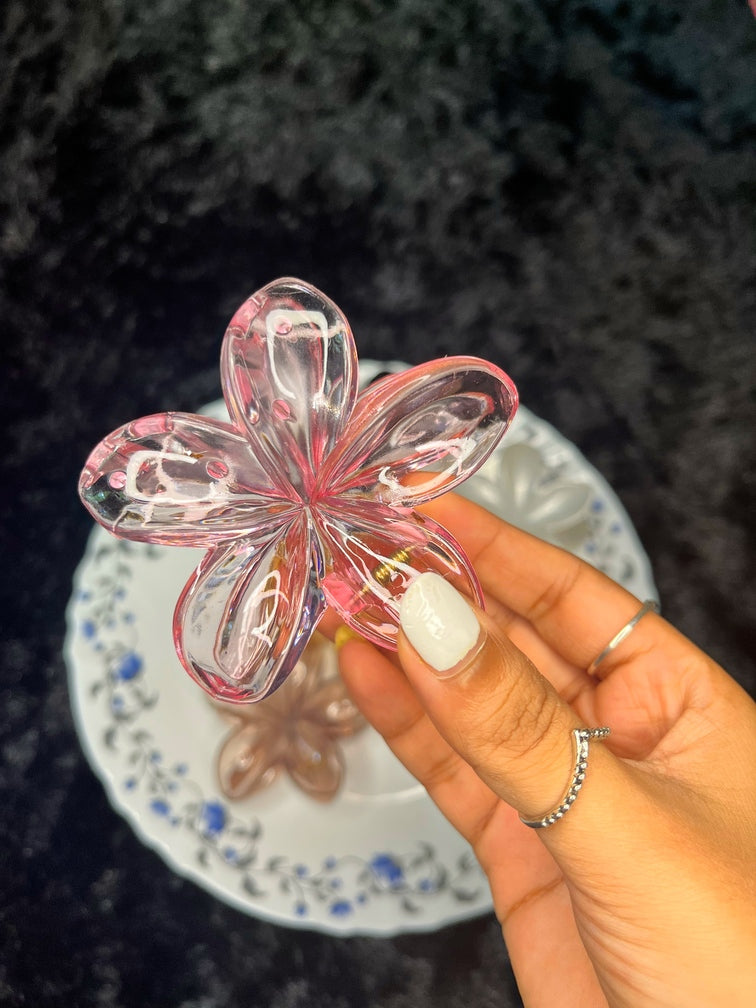 Large Plumeria Flower Claw Clip - Liwitan