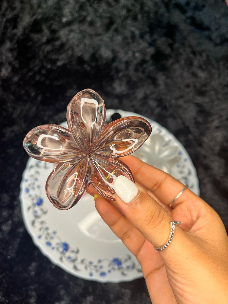 Large Plumeria Flower Claw Clip - Liwitan