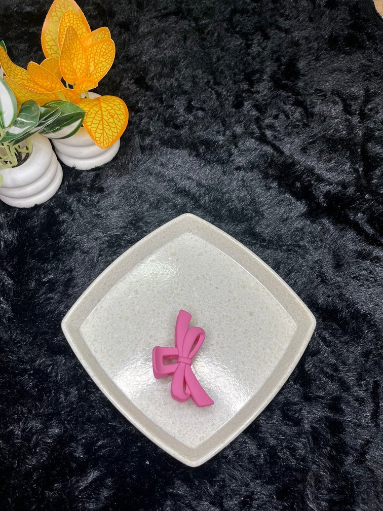 Korean Style Matte Bow Claw - Liwitan