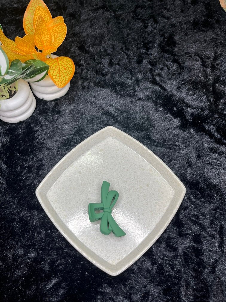 Korean Style Matte Bow Claw - Liwitan