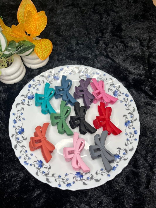 Korean Style Matte Bow Claw - Liwitan