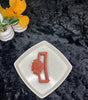 Matte Rectangle Flower Large Hair Claw - Liwitan