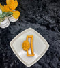 Matte Rectangle Flower Large Hair Claw - Liwitan