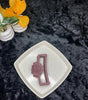 Matte Rectangle Flower Large Hair Claw - Liwitan