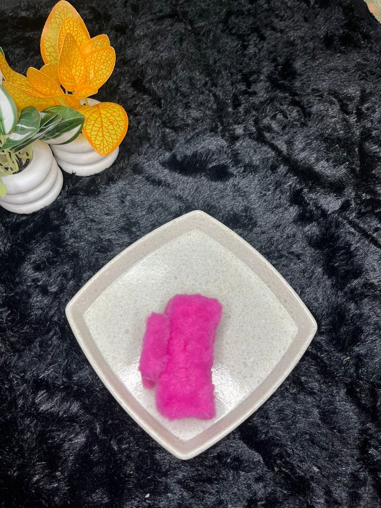 Plush Faux Fur Hair Claw Clip - Liwitan